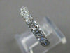 ESTATE 1CTW DIAMOND 18K WHITE GOLD FILIGREE WEDDING ANNIVERSARY RING FVVS #21534