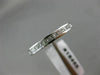 ESTATE .75CT PRINCESS CUT DIAMOND 18K WHITE GOLD CLASSIC ANNIVERSARY RING #18465