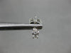 ESTATE .55CT MARQUISE CUT DIAMOND 14KT WHITE GOLD 3D CLASSIC STUD EARRINGS #5163