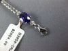 7.04CT DIAMOND & AAA AMETHYST 14KT WHITE GOLD 3D OVAL & ROUND TENNIS BRACELET