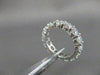 ESTATE 4.90CTW ROUND DIAMOND ETERNITY 14KT WHITE GOLD WEDDING RING F/G VS #19175
