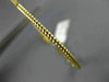 ESTATE .38CT DIAMOND 18K YELLOW GOLD CLASSIC BAR FLEXIBLE LOVE BANGLE BRACELET