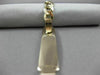 ESTATE LARGE & LONG 14KT YELLOW GOLD CONCAVE CURB ID ENGRAVABLE BRACELET #22868