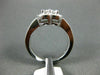 ESTATE .50CT DIAMOND 14KT WHITE GOLD 2 STONE SIDE BY SIDE FILIGREE MILGRAIN RING