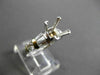 ESTATE .35CT DIAMOND 14K TWO TONE GOLD 6 PRONG SEMI MOUNT ENGAGEMENT RING #23412