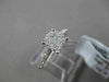 ESTATE .32CT DIAMOND 18KT WHITE GOLD CLUSTER FILIGREE PROMISE FRIENDSHIP RING