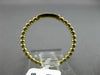 ESTATE .04CT ROUND DIAMOND 14KT YELLOW GOLD 3D 5 STONE MILGRAIN BEADED FUN RING