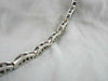 ESTATE 4.45CT DIAMOND & SAPPHIRE 14KT WHITE GOLD 3 DIMENSIONAL TENNIS BRACELET