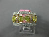 GIA 1.10CT MULTI COLOR DIAMOND 18KT TRI COLOR GOLD 3D FILIGREE ANNIVERSARY RING