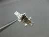 ESTATE 1.05CT DIAMOND 14KT WHITE GOLD PYRAMID SEMI MOUNT ENGAGEMENT RING #22419