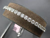 3.0CT DIAMOND 14K WHITE GOLD ROUND SEMI ETERNITY ADJUSTABLE LOVE TENNIS BRACELET
