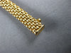 ESTATE .75CT DIAMOND 14K 2 TONE GOLD 3D SQUARE BY THE YARD MESH ITALIAN BRACELET