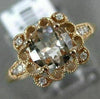 .95CT DIAMOND & AAA ROUND MORGANITE 14KT ROSE GOLD 3D FILIGREE ENGAGEMENT RING