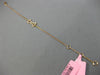ESTATE .12CT PINK DIAMOND 18KT ROSE GOLD 3D CLASSIC LUCKY DOG BONE FUN BRACELET