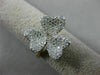 ESTATE .81CT DIAMOND 14K ROSE GOLD 3D CLASSIC PAVE HEART SHAPED FLOWER LOVE RING