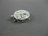 ANTIQUE .31CT DIAMOND 18KT WHITE GOLD ROUND FILIGREE PEARL LOCK AMAZING!! #11716