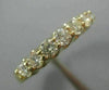 ESTATE .78CT DIAMOND 14KT YELLOW GOLD 3D SEVEN STONE WEDDING ANNIVERSARY RING