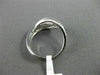 ESTATE .37CT DIAMOND 18KT WHITE GOLD MULTI ROW INFINITY SEMI ETERNITY LOVE RING