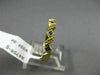 .16CT AAA SAPPHIRE 14KT YELLOW GOLD 3D FILIGREE ZIG ZAG WEDDING ANNIVERSARY RING