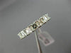 ESTATE 2.16CT ASHER CUT DIAMOND 18KT WHITE GOLD 7 STONE WEDDING ANNIVERSARY RING