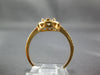 ESTATE .54CT DIAMOND 18KT ROSE GOLD CLUSTER ROUND HALO FILIGREE FRIENDSHIP RING