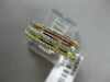 ESTATE .26CT DIAMOND 14KT WHITE YELLOW & ROSE GOLD STACKABLE SEMI ETERNITY RING