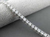 ESTATE 2.96CT DIAMOND 14KT WHITE GOLD CLASSIC FOUR PRONG 2mm TENNIS BRACELET