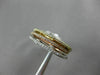 ESTATE .26CT DIAMOND 14KT WHITE YELLOW & ROSE GOLD STACKABLE SEMI ETERNITY RING