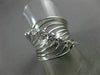 ESTATE LARGE .66CT DIAMOND 18K WHITE GOLD MULTI ROW SHARED PRONG ETOILE FUN RING