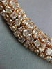 ESTATE LARGE GIA 37.02CT PINK DIAMOND 18K ROSE GOLD MULTI SHAPE CLUSTER NECKLACE