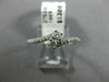 ESTATE .25CT DIAMOND 14KT WHITE GOLD 2 STONE CRISS CROSS SEMI ETERNITY LOVE RING