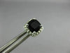 ESTATE 1.87CT DIAMOND & AAA BLACK ONYX 14K WHITE GOLD SQUARE HALO STUD EARRINNGS