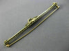 ANTIQUE LARGE .4CT OLD MINE DIAMOND 14K YELLOW GOLD FILIGREE VICTORIAN PIN 26164
