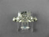 ESTATE .83CT DIAMOND 18KT WHITE GOLD 3D ROUND FILIGREE ETERNITY ANNIVERSARY RING