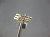 ESTATE WIDE .60CT DIAMOND 18K TRI COLOR GOLD 3D ETOILE BAMBOO STACKABLE FUN RING