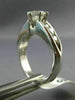 ESTATE 1.26CT ROUND DIAMOND 14KT WHITE GOLD 3D CHANNEL ENGAGEMENT RING #20722