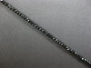 ESTATE 7.34CT BLACK DIAMOND 14KT WHITE GOLD 3D CLASSIC ETERNITY TENNIS BRACELET