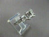 ESTATE 1.08CT DIAMOND 14KT W SEMI MOUNT FILIGTEE 3 STONE ENGAGEMENT RING #1399