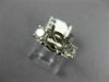 .45CT DIAMOND 14KT WHITE GOLD 3D 3 STONE ROUND SEMI MOUNT ENGAGEMENT RING #18327