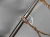 ESTATE LARGE 1.33CT DIAMOND 14KT ROSE GOLD 3D FILIGREE MILGRAIN HANGING EARRINGS
