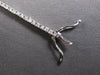 ESTATE 1.62CT DIAMOND 14K WHITE GOLD 3D CLASSIC ROUND 2MM TENNIS BRACELET #27866
