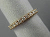 ESTATE .43CT DIAMOND 14KT ROSE GOLD 3D SEMI ETERNITY WEDDING ANNIVERSARY RING