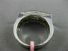 ESTATE 1.06CT DIAMOND 18KT WHITE GOLD 3D RECTANGULAR MULTI ROW ANNIVERSARY RING