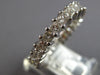 2.13CT DIAMOND 14KT WHITE GOLD PRINCESS SHARED PRONG ETERNITY ANNIVERSARY RING