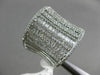 ESTATE EXTRA LARGE 2.13CT DIAMOND 14KT WHITE GOLD HANDCRAFTED ANNIVERSARY RING