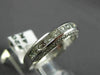 ESTATE .74CT DIAMOND 14K WHITE GOLD 3D FILIGREE WEDDING ANNIVERSARY RING #20013