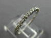 ESTATE .22CT DIAMOND 14K WHITE GOLD SHARE PRONG WEDDING ANNIVERSARY RING #19780