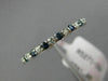 .41CT DIAMOND & AAA SAPPHIRE 14KT WHITE GOLD 3D SEMI ETERNITY ANNIVERSARY RING