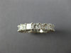 3.0CT DIAMOND 14K WHITE GOLD 3D PRINCESS ETERNITY WEDDING ANNIVERSARY RING 19900
