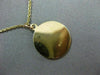 ESTATE 14KT YELLOW GOLD HANDCRAFTED HEART OF MARY PRAY FOR US PENDANT #24014